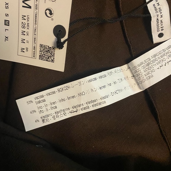 NWT Zara Limited Edition High Waist Draped Midi Skirt - Picture 8 of 8